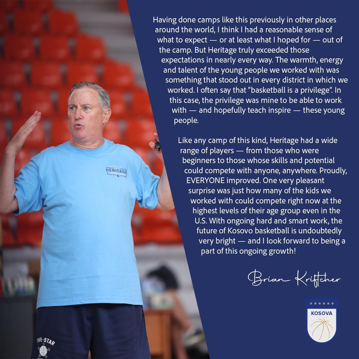 “Ishte një përvojë e jashtëzakonshme”